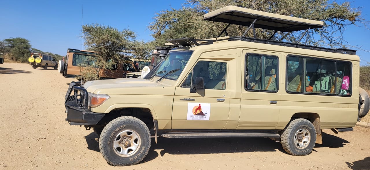 Cheetah Trekking safari vehicle ready for a game drive