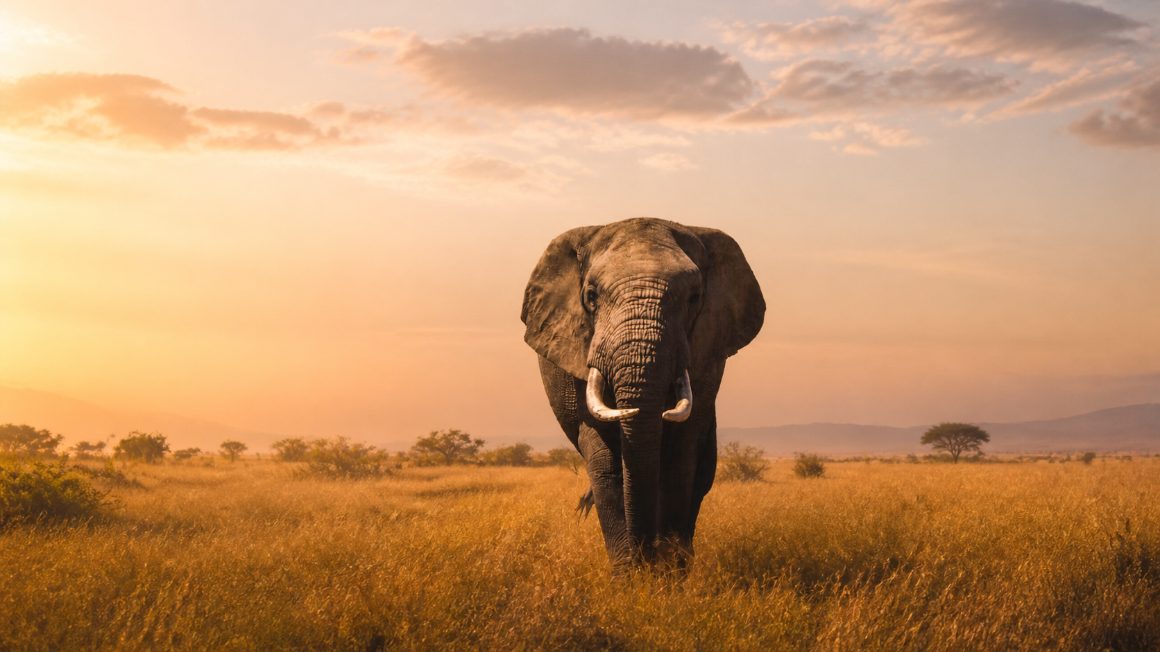 East Africa safari landscape