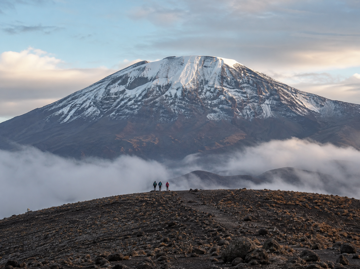 Northern Circuit trekking on Mount Kilimanjaro